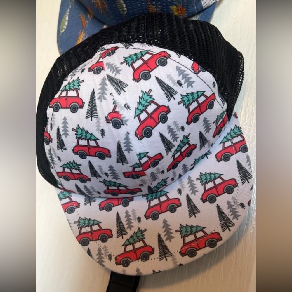 George hats Christmas tree hat